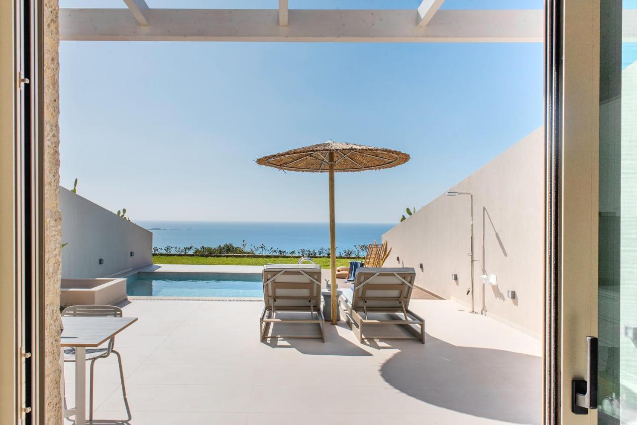 Cielo E Mare Villas I "Free" Heated Pools & Seaview Phalasarna Exterior foto
