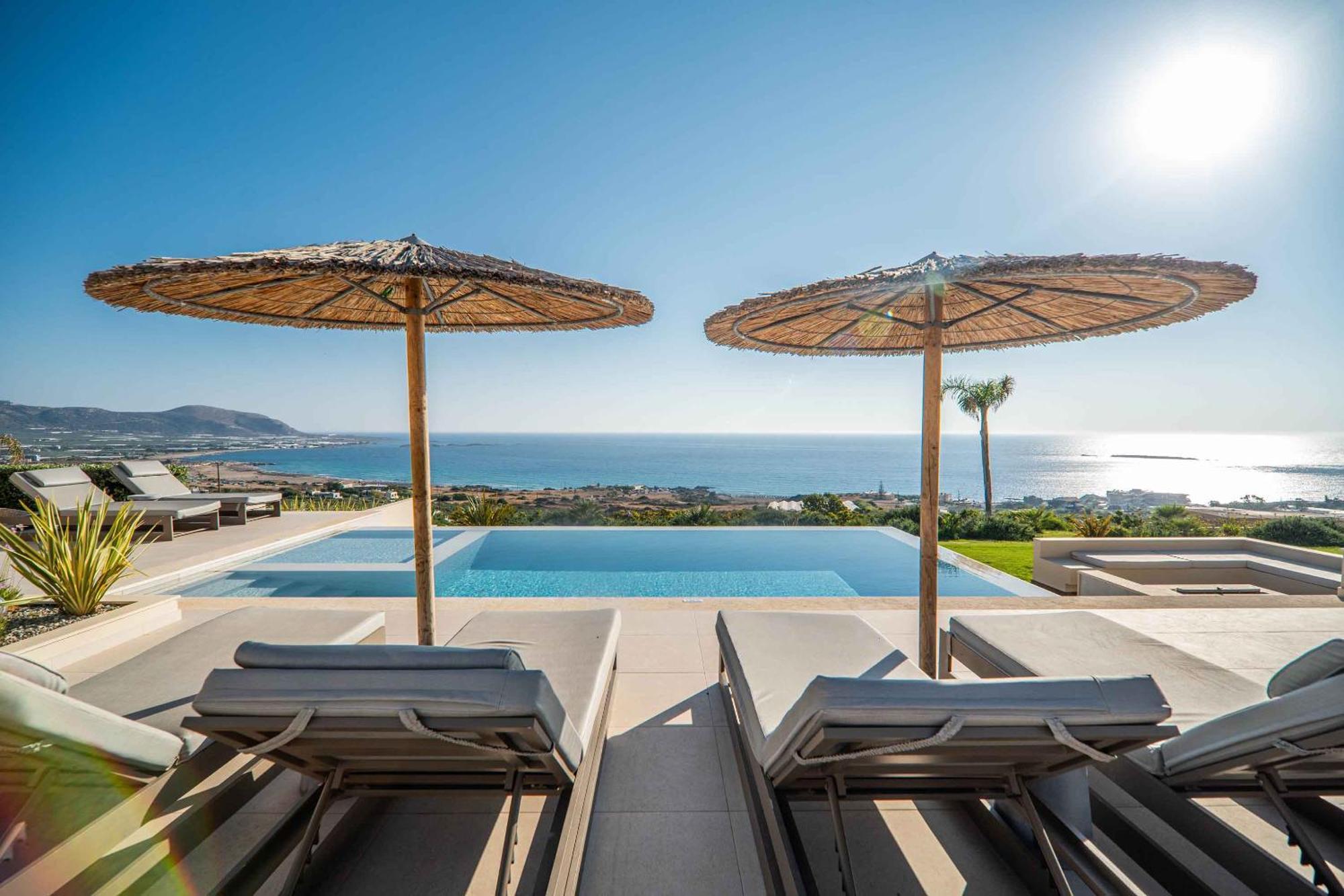 Cielo E Mare Villas I "Free" Heated Pools & Seaview Phalasarna Exterior foto