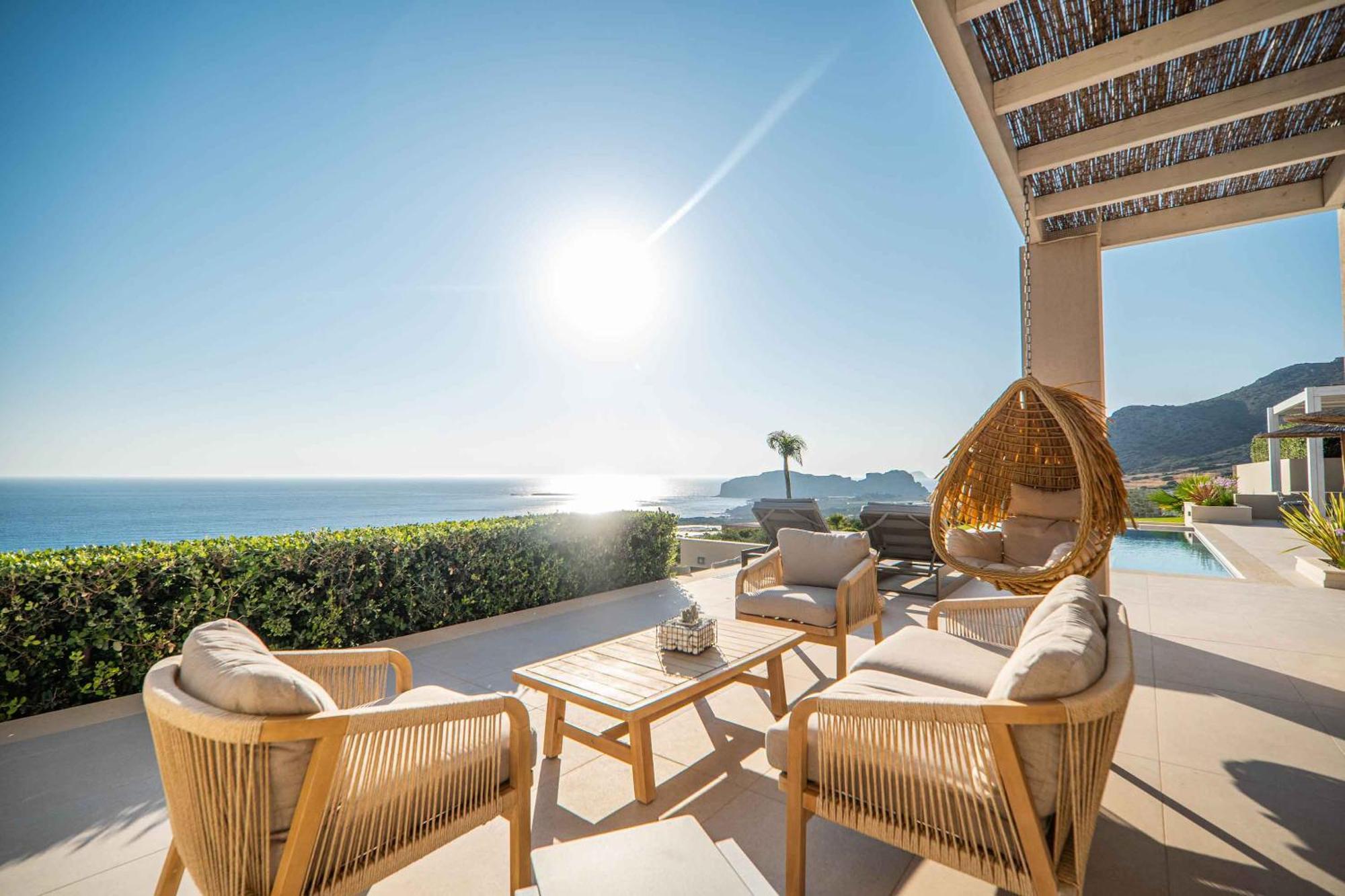 Cielo E Mare Villas I "Free" Heated Pools & Seaview Phalasarna Exterior foto