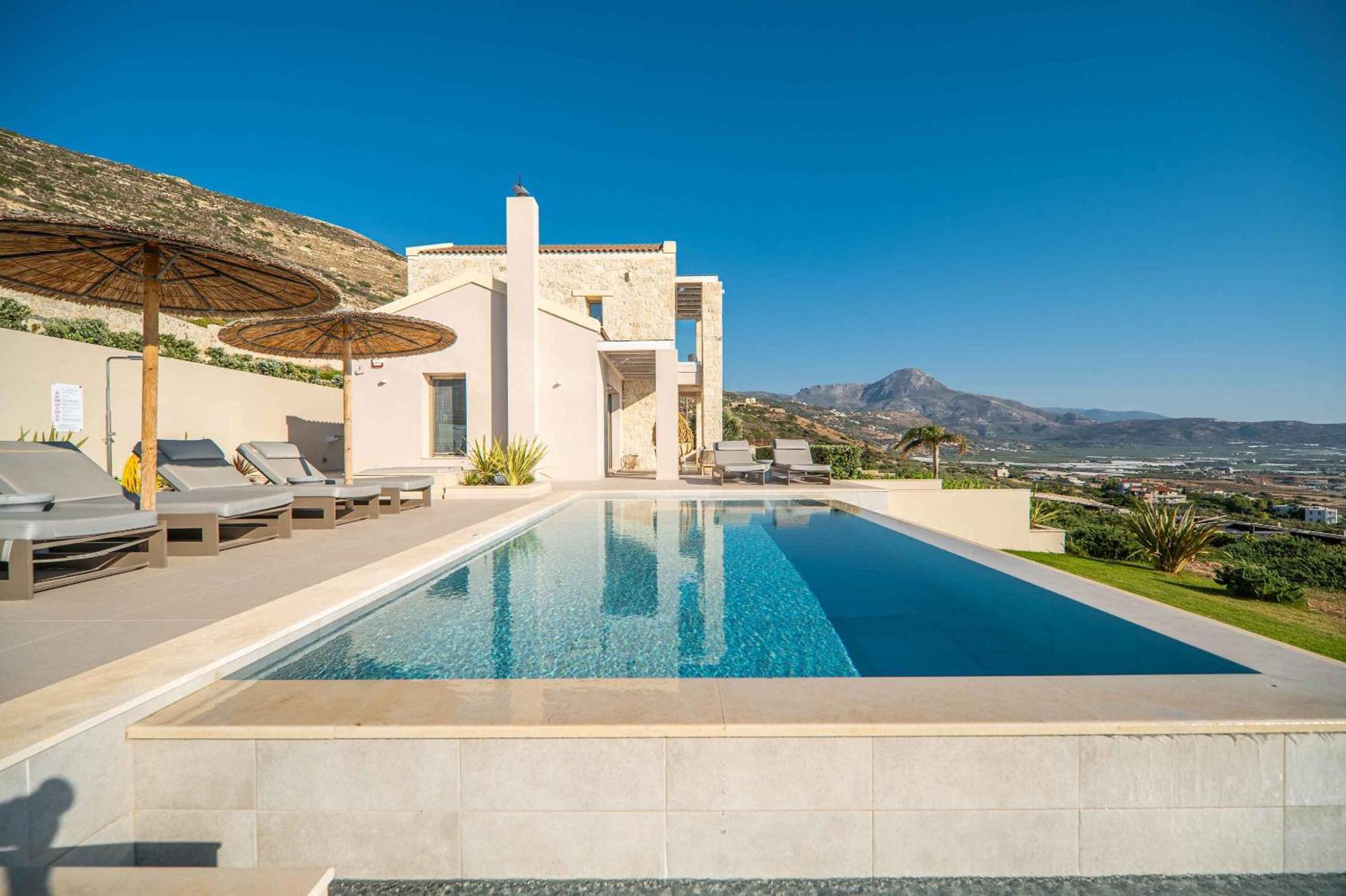 Cielo E Mare Villas I "Free" Heated Pools & Seaview Phalasarna Exterior foto